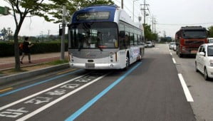 Des bus électriques à charge automatique et sans-fils en Corée du Sud